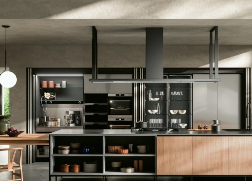 Laccato opaco, dettaglio della cucina CUCINAnD'O