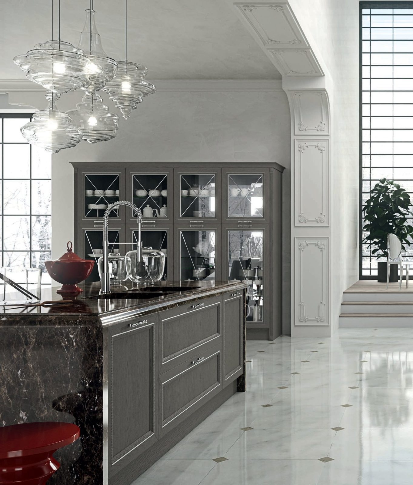 Cucina Magistra, ambientazione 4