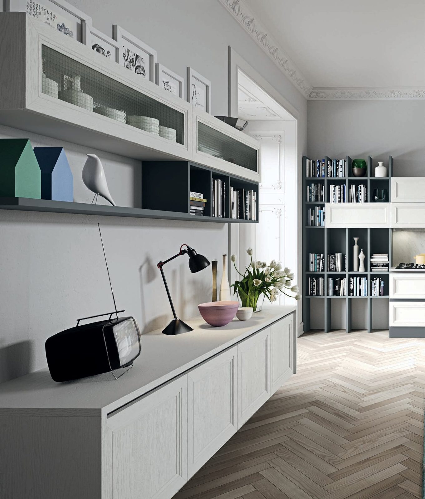 Cucina Magistra, ambientazione 8