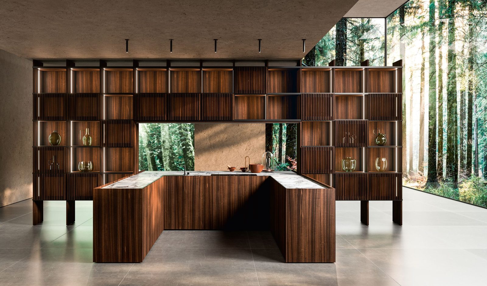 Cucina Natura ARAN Cucine, collezione Atelier