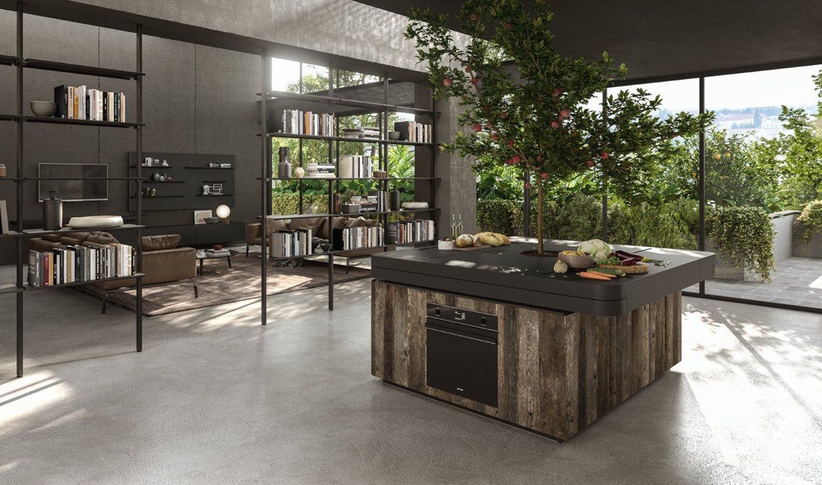 Cucina Oasi: Geometrie variabili